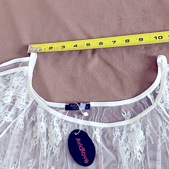 AvidLove woman’s Sexy Lace swimsuit Cover-up. Size Medium. NWT - Picture 5 of 16